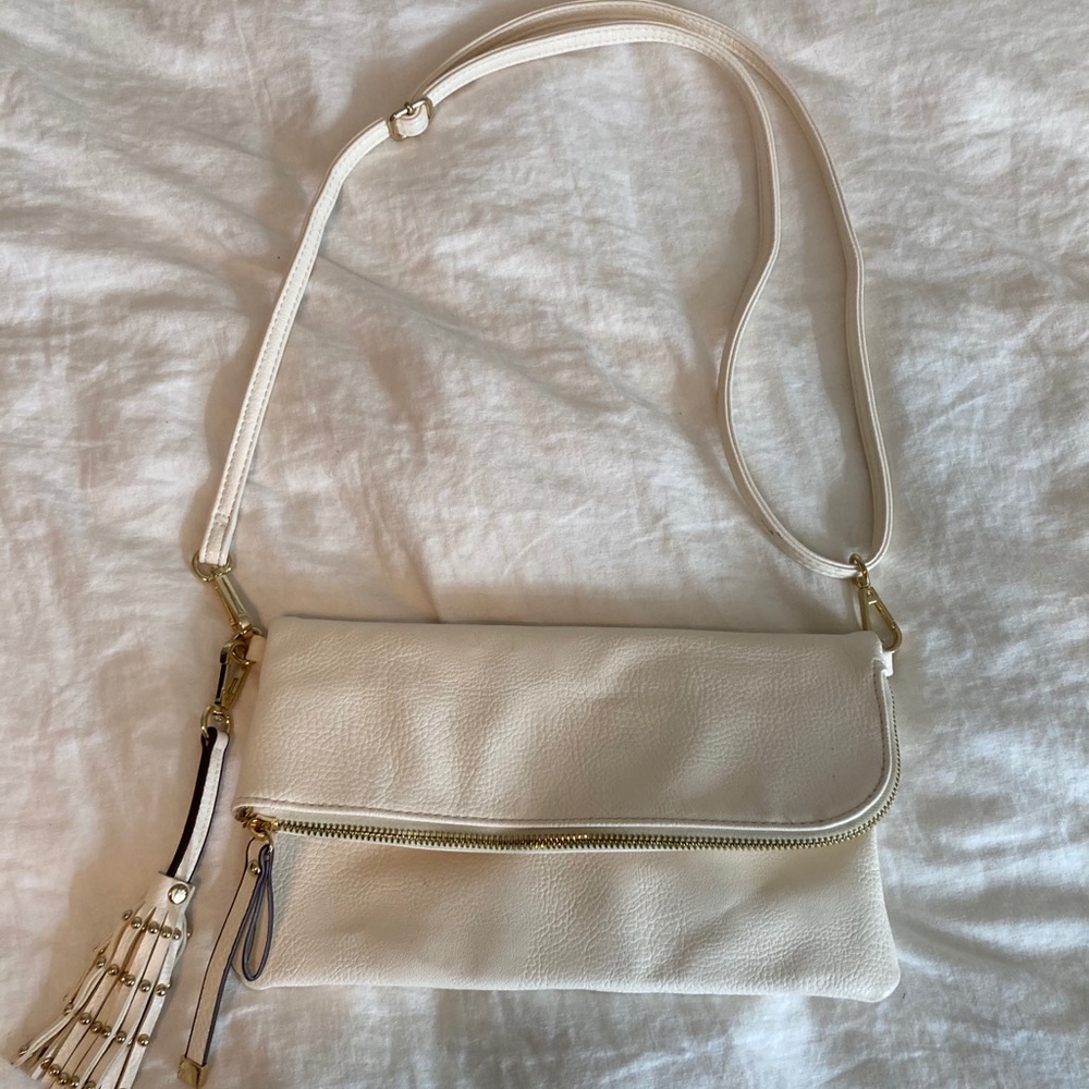 White purse